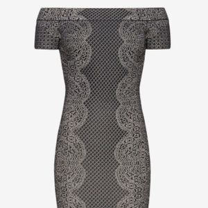 BCBG Kisha Off-the-Shoulder Dress